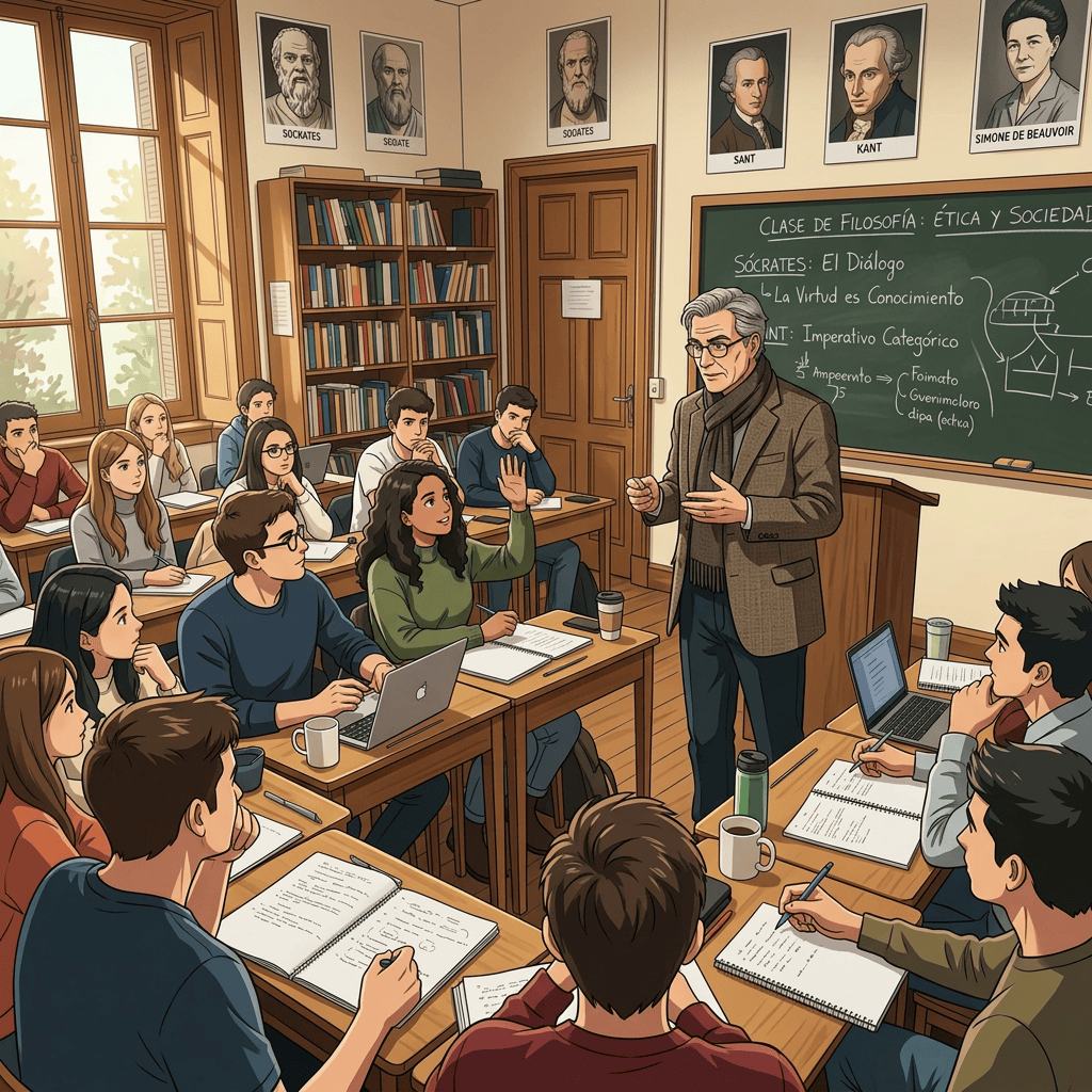 Clase de filosofía